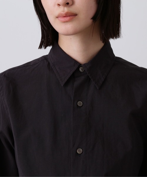 YLEVE(イレーヴ)の「YLEVE / COTTON MILLED LAWN SHIRT(シャツ/ブラウス・レディース・ホワイト/グレー・0/1)」の12枚目の写真