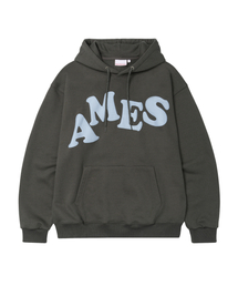 BIG TYPO HOODIE CHARCOAL