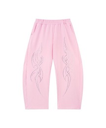 スエットパンツ|Tribal Rhinestone Curve Sweat Pants|SUPPLIER