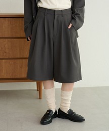 【セットアップ可能】【apres jour clair】ピコレースデザインハーフパンツ