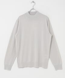 LIFE STYLE TAILOR マシンウォッシャブルハイゲージモックニット