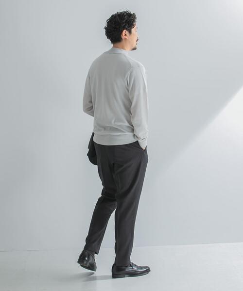 URBAN RESEARCH DOORS(アーバンリサーチドアーズ)の「LIFE STYLE TAILOR マシンウォッシャブルハイゲージモックニット(シャツ/ブラウス・メンズ・ブラック/チャコールグレー/ブラウン/アイボリー・MEDIUM/LARGE)」の6枚目の写真