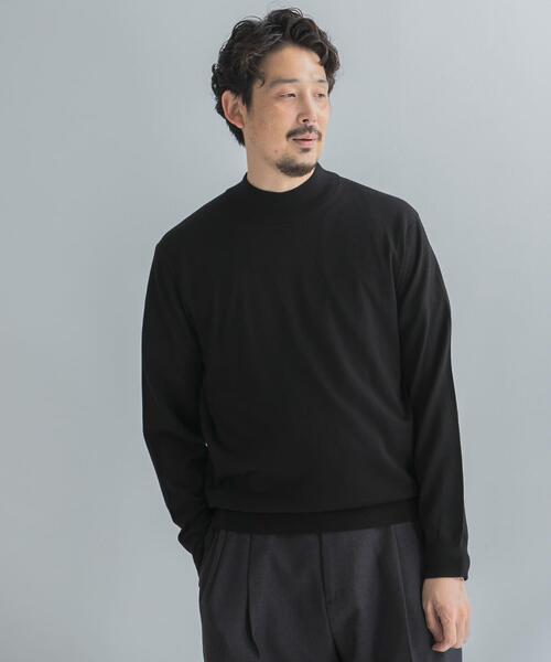 URBAN RESEARCH DOORS(アーバンリサーチドアーズ)の「LIFE STYLE TAILOR マシンウォッシャブルハイゲージモックニット(シャツ/ブラウス・メンズ・ブラック/チャコールグレー/ブラウン/アイボリー・MEDIUM/LARGE)」の13枚目の写真