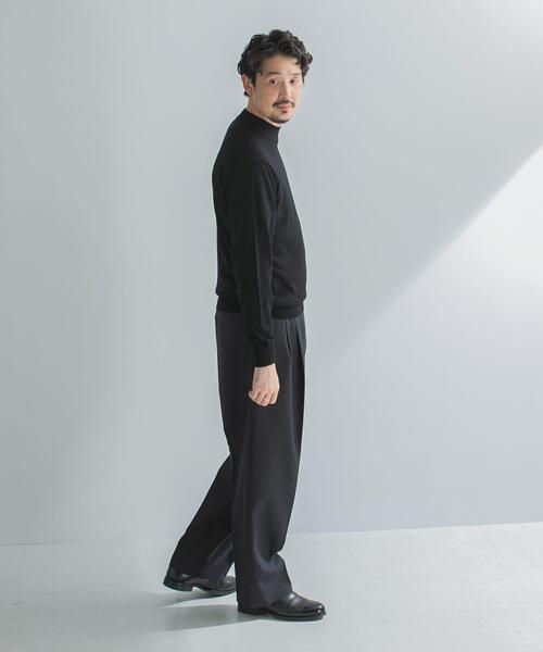 URBAN RESEARCH DOORS(アーバンリサーチドアーズ)の「LIFE STYLE TAILOR マシンウォッシャブルハイゲージモックニット(シャツ/ブラウス・メンズ・ブラック/チャコールグレー/ブラウン/アイボリー・MEDIUM/LARGE)」の15枚目の写真