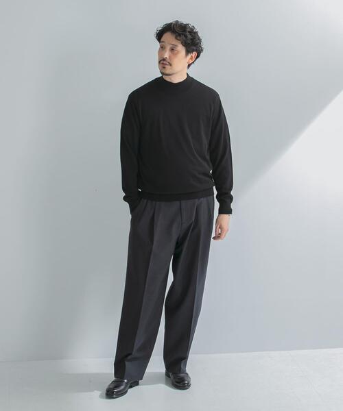URBAN RESEARCH DOORS(アーバンリサーチドアーズ)の「LIFE STYLE TAILOR マシンウォッシャブルハイゲージモックニット(シャツ/ブラウス・メンズ・ブラック/チャコールグレー/ブラウン/アイボリー・MEDIUM/LARGE)」の16枚目の写真