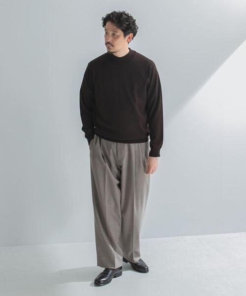 URBAN RESEARCH DOORS(アーバンリサーチドアーズ)の「LIFE STYLE TAILOR マシンウォッシャブルハイゲージモックニット(シャツ/ブラウス・メンズ・ブラック/チャコールグレー/ブラウン/アイボリー・MEDIUM/LARGE)」の20枚目の写真