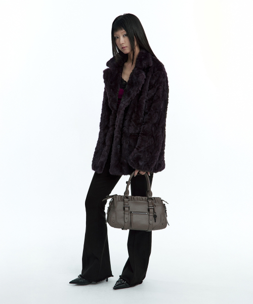 ROUGHNECK(ラフネック)の「Dumpling Tote Bag Taupe(トートバッグ・レディース・その他・FREE)」の4枚目の写真