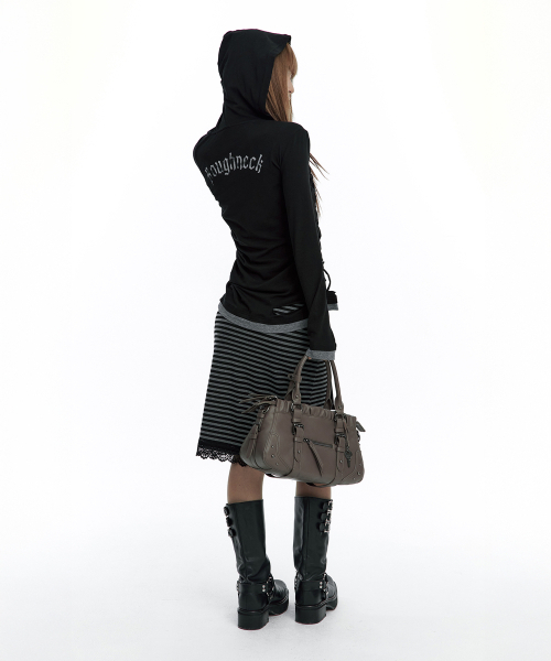 ROUGHNECK(ラフネック)の「Dumpling Tote Bag Taupe(トートバッグ・レディース・その他・FREE)」の10枚目の写真