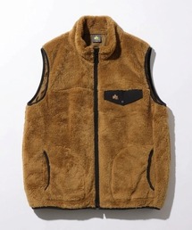 2026AW LOGOS/ロゴス ボアフリース ワンポイントロゴ スタンドベスト レディース メンズ