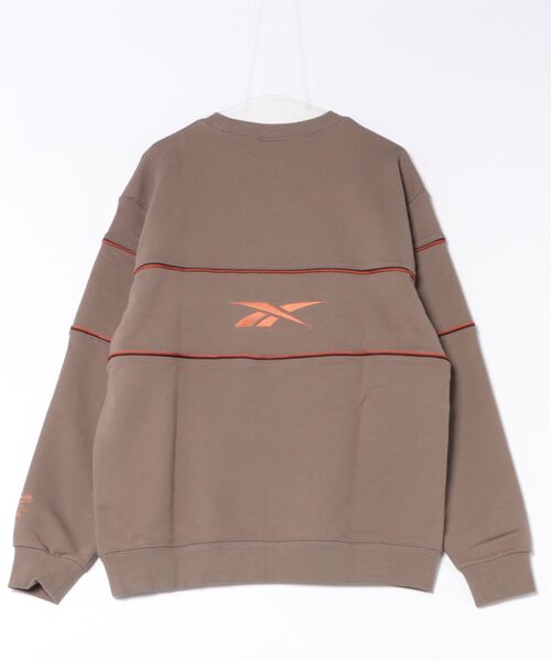 AZUL by moussy(アズールバイマウジー)の「【REEBOK×AZUL】プルオーバー 秋服 冬服【セットアップ対応】スウェット 長袖(スウェット・メンズ・ブラウン/グリーン/ブラック・FREE)」の11枚目の写真
