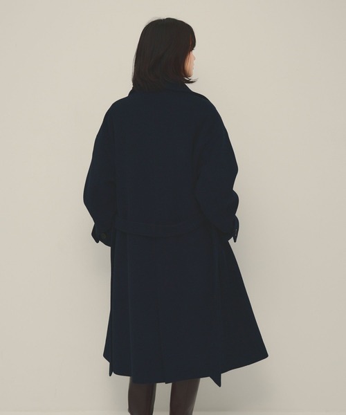 eL(エル)の「【eL】Wool 100 LongCoat/1068021(その他アウター・レディース・ネイビー/グレー/ブラウン・FREE)」の22枚目の写真