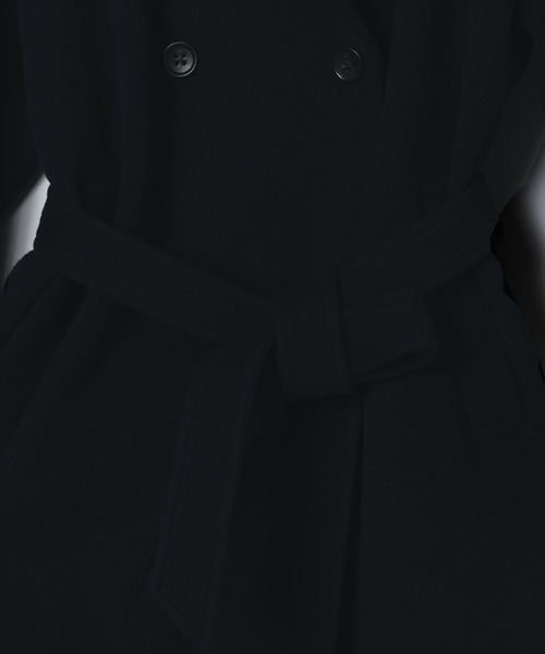 eL(エル)の「【eL】Wool 100 LongCoat/1068021(その他アウター・レディース・ネイビー/グレー/ブラウン・FREE)」の18枚目の写真
