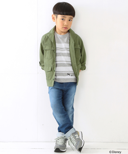 B:MING by BEAMS（ビーミングバイビームス）の「ビーミングライフストア / ミリタリージャケット（ブルゾン・キッズ・オリーブ/ネイビー・120/100/130/110/140/90）」の13枚目の写真