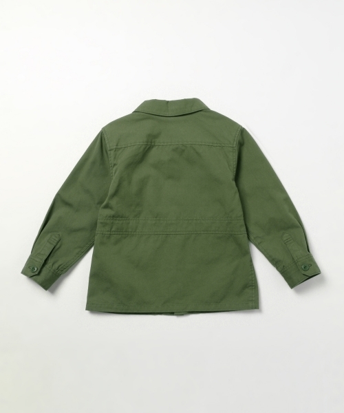 B:MING by BEAMS（ビーミングバイビームス）の「ビーミングライフストア / ミリタリージャケット（ブルゾン・キッズ・オリーブ/ネイビー・120/100/130/110/140/90）」の6枚目の写真