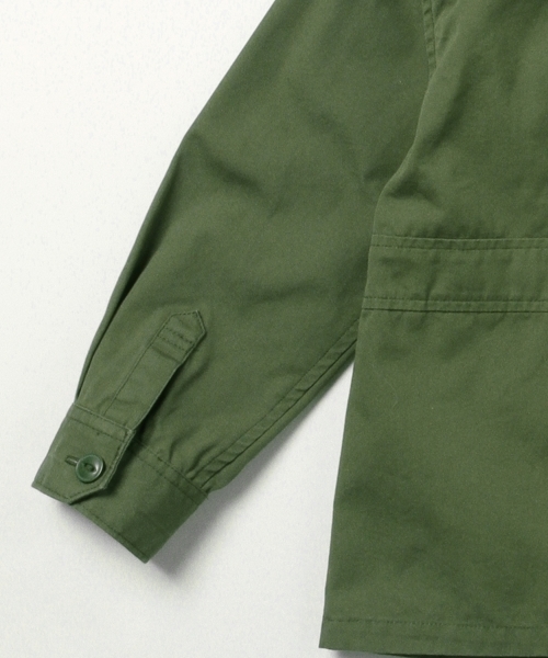 B:MING by BEAMS（ビーミングバイビームス）の「ビーミングライフストア / ミリタリージャケット（ブルゾン・キッズ・オリーブ/ネイビー・120/100/130/110/140/90）」の8枚目の写真