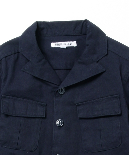 B:MING by BEAMS（ビーミングバイビームス）の「ビーミングライフストア / ミリタリージャケット（ブルゾン・キッズ・オリーブ/ネイビー・120/100/130/110/140/90）」の12枚目の写真