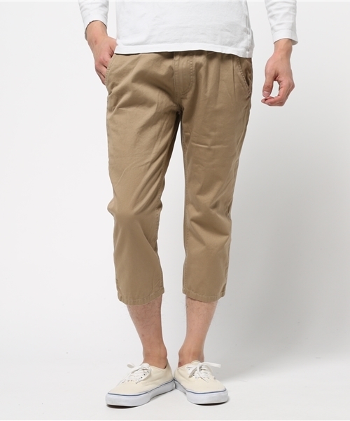 VENCEEXCHANGE（ヴァンスエクスチェンジ）の「ツイルカラークロプトパンツ    （その他パンツ・メンズ・ホワイト/ブラック/ベージュ・SMALL/LARGE/MEDIUM）」の3枚目の写真