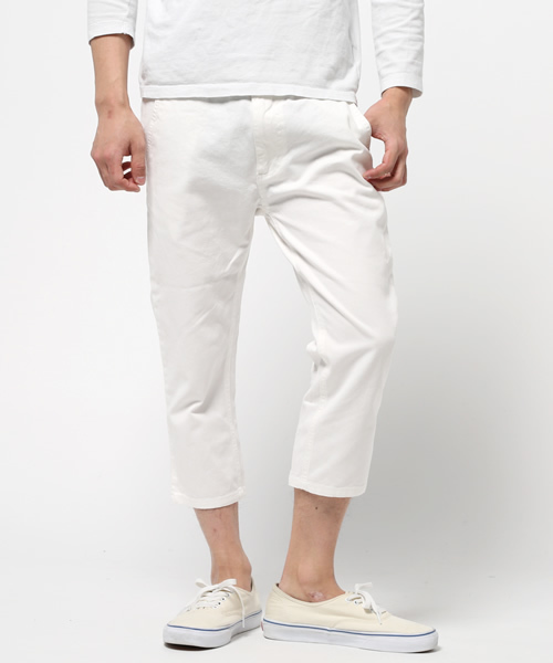 VENCEEXCHANGE（ヴァンスエクスチェンジ）の「ツイルカラークロプトパンツ    （その他パンツ・メンズ・ホワイト/ブラック/ベージュ・SMALL/LARGE/MEDIUM）」の2枚目の写真