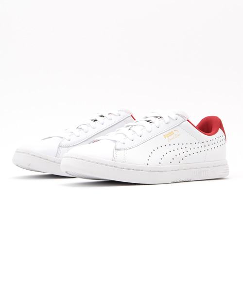 PUMA(プーマ)の「PUMA(プーマ)コートスターCRAFTD/359977(スニーカー・レディース・グリーン系その他/ネイビー/レッド・24/23h/24h)」の3枚目の写真