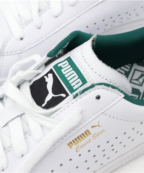 PUMA(プーマ)の「PUMA(プーマ)コートスターCRAFTD/359977(スニーカー・レディース・グリーン系その他/ネイビー/レッド・24/23h/24h)」の8枚目の写真