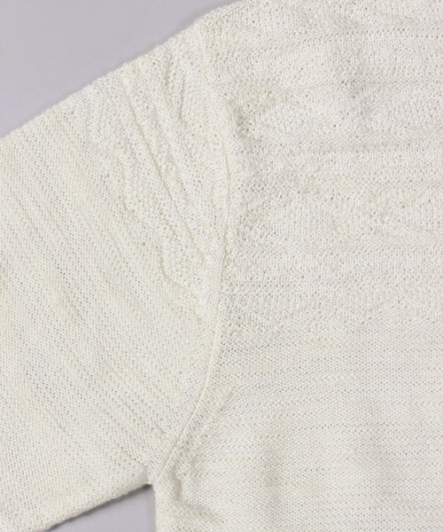 ESSENTIAL GARMENT MEN'S BIGI（エッセンシャルガーメントメンズビギ）の「【渡部篤郎さん着用 メンズクラブ12月号 掲載商品】クルーネックニット/パネルリンクス柄（ニット/セーター・メンズ・カーキ/ホワイト/ネイビー・L/S/M）」の11枚目の写真