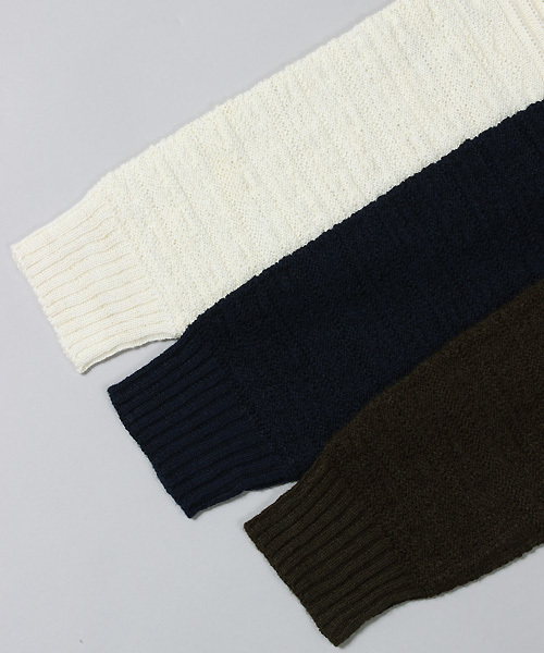 ESSENTIAL GARMENT MEN'S BIGI（エッセンシャルガーメントメンズビギ）の「【渡部篤郎さん着用 メンズクラブ12月号 掲載商品】クルーネックニット/パネルリンクス柄（ニット/セーター・メンズ・カーキ/ホワイト/ネイビー・L/S/M）」の9枚目の写真