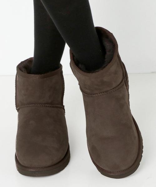 UGG Australia（アグオーストラリア）の「アグ/OC UGG Classic Mini/クラシックミニ（ブーツ・レディース・ブラック/ダークグレー/ブラウン/ダークブラウン・7/6/8）」の14枚目の写真