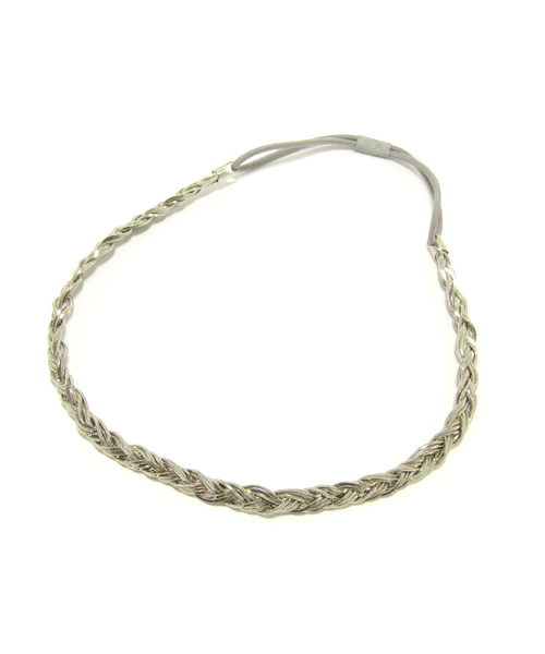BEAUTY&YOUTH UNITED ARROWS（ビューティーアンドユースユナイテッドアローズ）の「BF METAL BRAID H/B&NL（ネックレス・レディース・ゴールド/シルバー・フリー）」の2枚目の写真