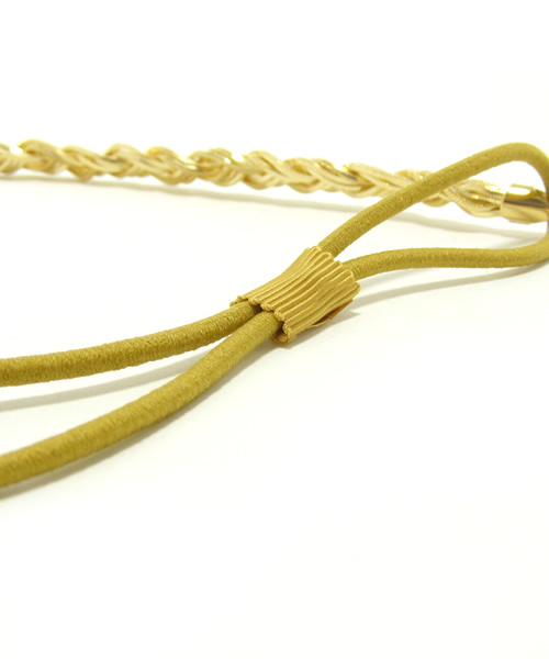 BEAUTY&YOUTH UNITED ARROWS（ビューティーアンドユースユナイテッドアローズ）の「BF METAL BRAID H/B&NL（ネックレス・レディース・ゴールド/シルバー・フリー）」の4枚目の写真