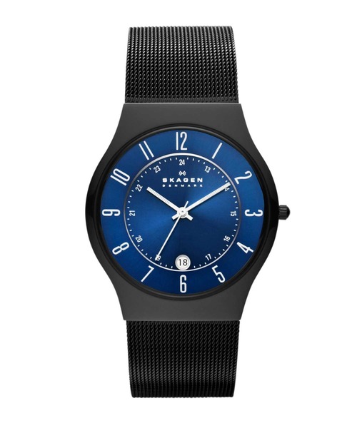 SKAGEN(スカーゲン)の「スカーゲン 腕時計 メンズ アナログ ステンレス T233XLTMN(アナログ腕時計・メンズ・ブラック×ブルー/ブラック系その他・FREE)」の2枚目の写真