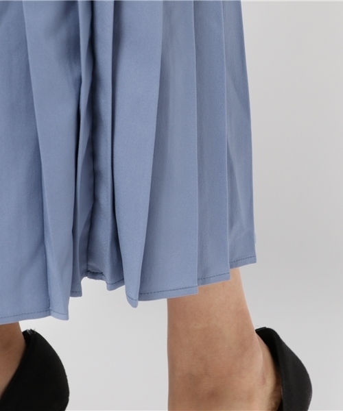 SLY(スライ)の「プリーツ ワイドPT(その他パンツ・レディース・サックスブルー/ブラック・2/1)」の4枚目の写真