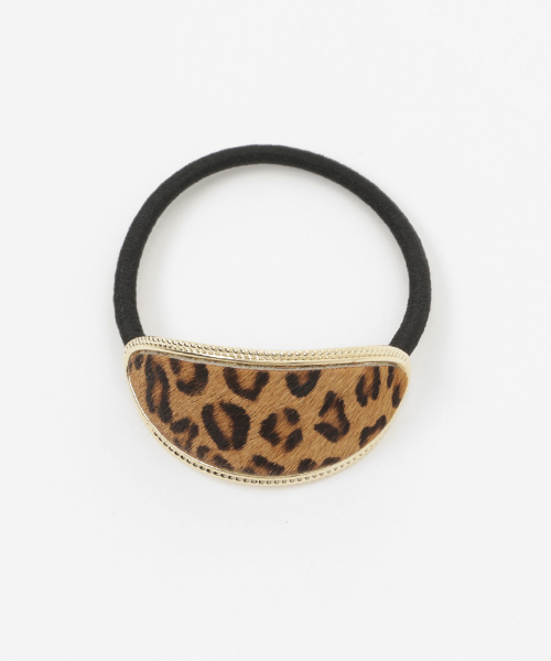 AZUL by moussy（アズールバイマウジー）の「デザイントリムカバーヘアゴム（ヘアゴム・レディース・ブラウン系その他/ブラック/ホワイト系その他・FREE）」の3枚目の写真