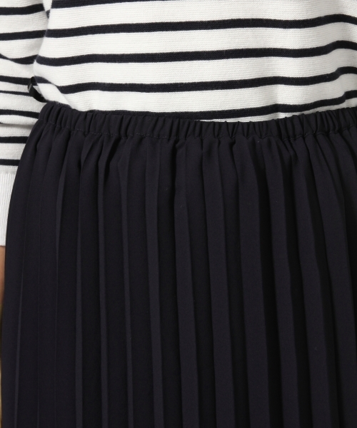 GLOBAL WORK（グローバルワーク）の「ジョーゼットプリーツスカート/743015（スカート・レディース・グレー系その他/ライトブルー/ネイビー/ブルー系その他・LARGE/MEDIUM）」の8枚目の写真