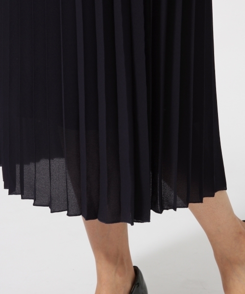 GLOBAL WORK（グローバルワーク）の「ジョーゼットプリーツスカート/743015（スカート・レディース・グレー系その他/ライトブルー/ネイビー/ブルー系その他・LARGE/MEDIUM）」の9枚目の写真