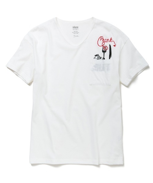 rehacer STAND（レアセルスタンド）の「Crank pocket T on Japan made body（Tシャツ/カットソー・メンズ・ホワイト/ブラック/グレー・LARGE/SMALL/MEDIUM/X-LARGE）」の4枚目の写真