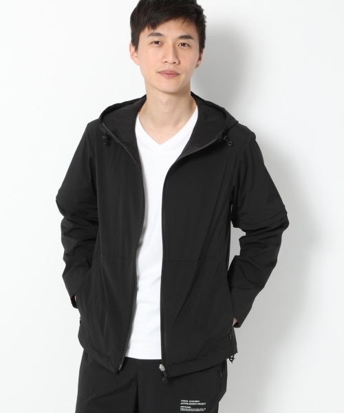 GLOBAL WORK(グローバルワーク)の「ACTIVEウィンドアップパーカー Men/738820(その他アウター・メンズ・ブラック/カーキ・LARGE/MEDIUM)」の2枚目の写真