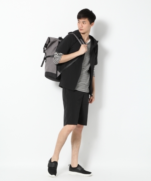 GLOBAL WORK(グローバルワーク)の「ACTIVEウィンドアップパーカー Men/738820(その他アウター・メンズ・ブラック/カーキ・LARGE/MEDIUM)」の4枚目の写真