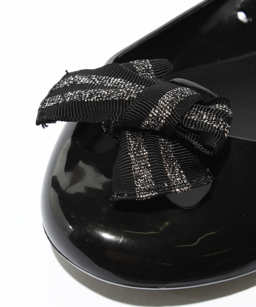 BEAUTY&YOUTH UNITED ARROWS（ビューティーアンドユースユナイテッドアローズ）の「BY ビニール リボンバレエ ◆（レインシューズ・レディース・ブラック/ピンク/ネイビー・5/7/8/6）」の8枚目の写真