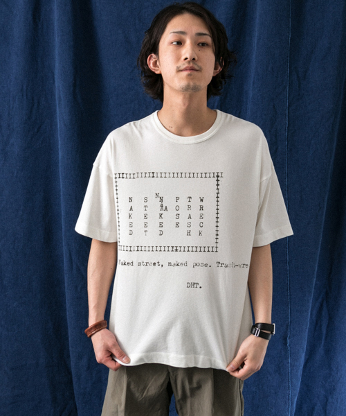 WORK NOT WORK URBAN RESEARCH（ワークノットワークアーバンリサーチ）の「WORK NOT WORK　強撚天竺ビッグプリントTシャツ #3（Tシャツ/カットソー・メンズ・ホワイト・SMALL/LARGE/MEDIUM）」の18枚目の写真