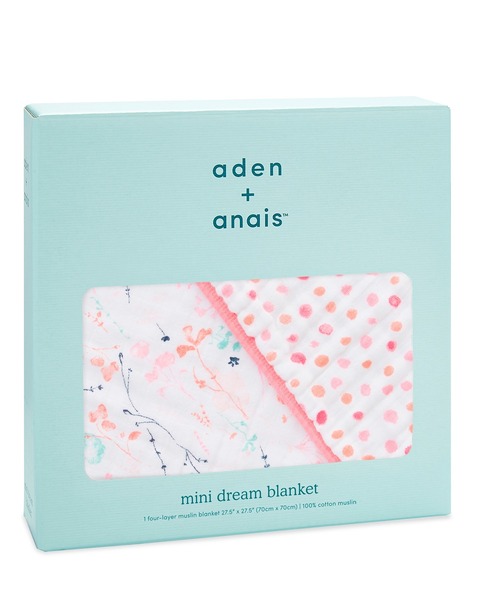 モスリンミニドリームブランケット 1枚入り ペタルブルーム 6081 Petal Blooms Dots ベビー寝具 家具 Aden Anais エイデンアンドアネイ のファッション通販 Zozotown
