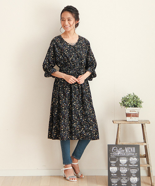 Honeys（ハニーズ）の「レース使いタンクトップ（タンクトップ・レディース・オフホワイト/ブラック/ネイビー/ピンク/グリーン/モカ・M/L）」の12枚目の写真