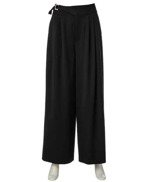 LOVELESS（ラブレス）の「【LOVELESS】WOMENS ドレープワイドパンツ（その他パンツ・レディース・ブラック・36/34）」の2枚目の写真