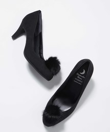 STUDIOUS | 【SEPTEMBER MOON】《STUDIOUS別注》ラビットファーぽんぽんパンプス　ST-4(パンプス)