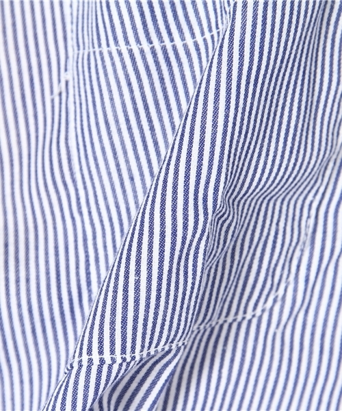 WEGO（ウィゴー）の「ストライプLSシャツ（シャツ/ブラウス・メンズ・ダークグレー/グリーン/ネイビー・MEDIUM/LARGE）」の11枚目の写真