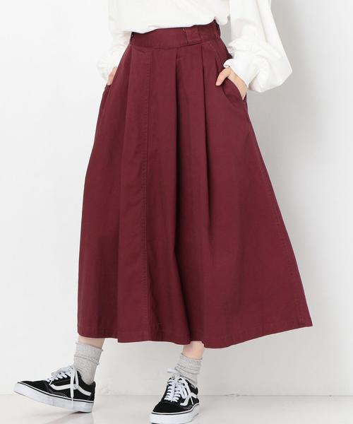 Another Edition（アナザーエディション）の「タックマキシスカート（スカート・レディース・ベージュ/ワインレッド・FREE）」の11枚目の写真