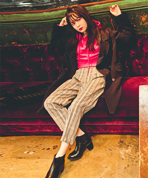 WEGO（ウィゴー）の「WEGO/BIGカラーダブルチェスターコート（チェスターコート・レディース・ネイビー/ライトグレー/キャメル/ライトピンク/サックスブルー/ブラウン・LARGE/MEDIUM）」の11枚目の写真