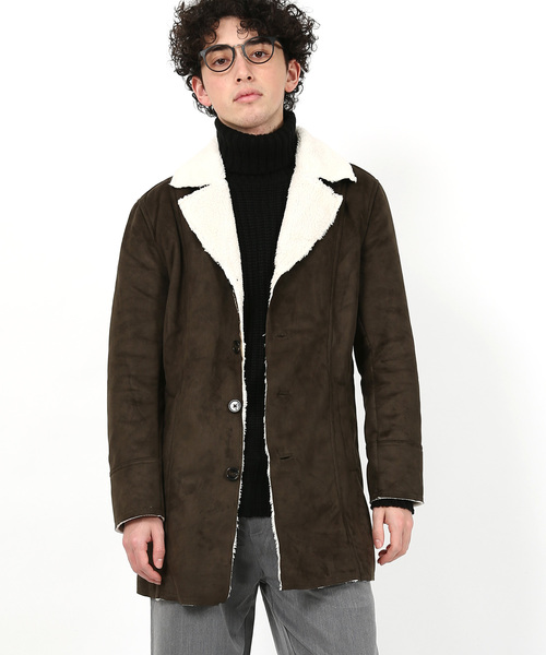 フェイクムートンランチコート（ムートンコート）｜Rocky Monroe