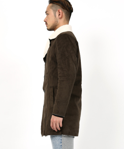 フェイクムートンランチコート（ムートンコート）｜Rocky Monroe