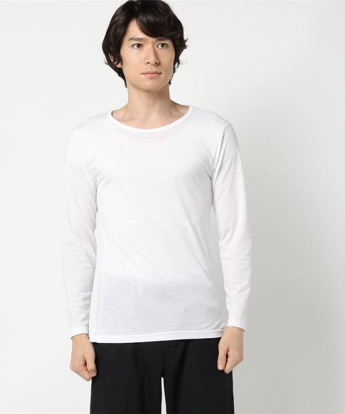 WEGO（ウィゴー）の「WEGO/アクセ付き無地ニットソー（Tシャツ/カットソー・メンズ・ブラック/ネイビー/ブラウン/グレー・SMALL/MEDIUM/LARGE）」の16枚目の写真