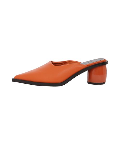 EMODA（エモダ）の「ラウンディッシュローヒールシューズ（パンプス・レディース・ホワイト/ブラック/オレンジ・SMALL/MEDIUM/LARGE）」の3枚目の写真